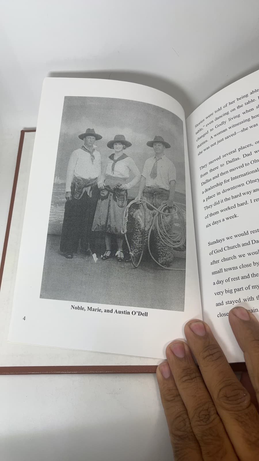 I Remember... The Influence Grace Had on My Life by Bill O'Dell - copyright page showing unknown details