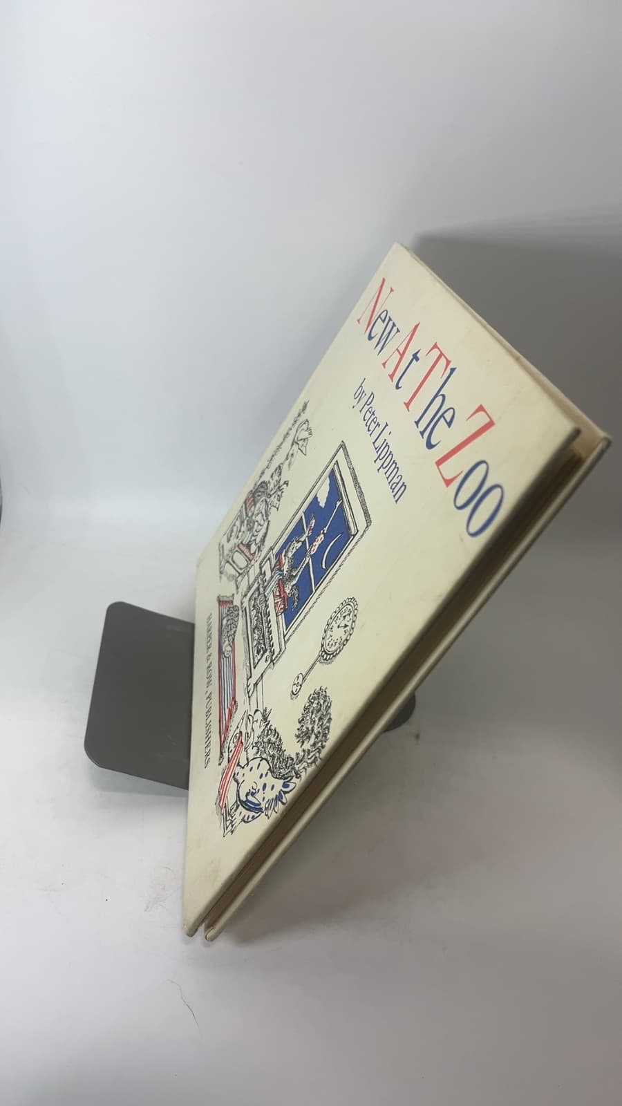 New At The Zoo by Peter Lippman - quarter view showing binding condition