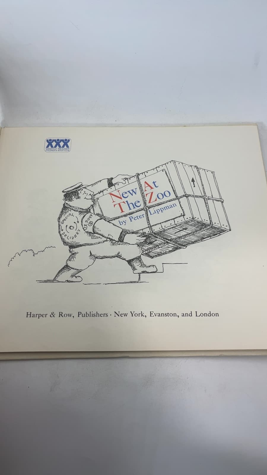 New At The Zoo by Peter Lippman - title page