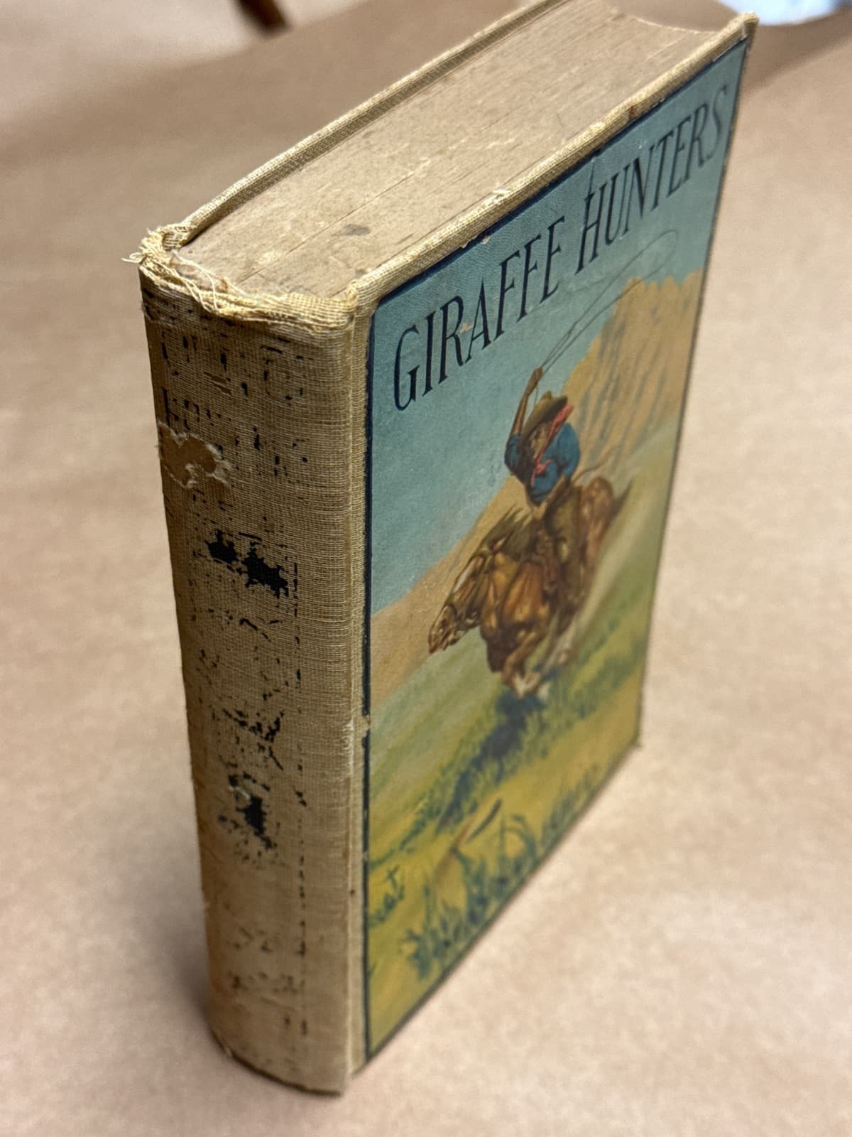 GIRAFFE HUNTERS by MAYNE REID - quarter view showing binding condition