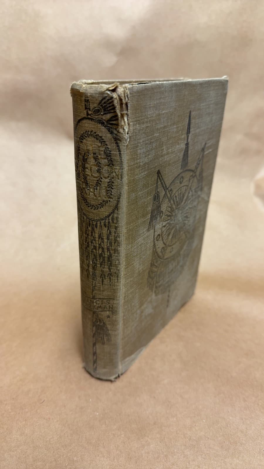 The Oregon Trail: Sketches of Prairie and Rocky-Mountain Life by Francis Parkman - quarter view showing binding condition