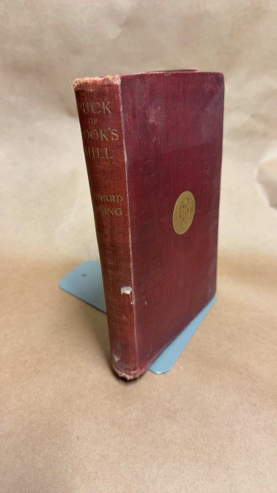 Puck of Pook's Hill by Rudyard Kipling - quarter view showing binding condition
