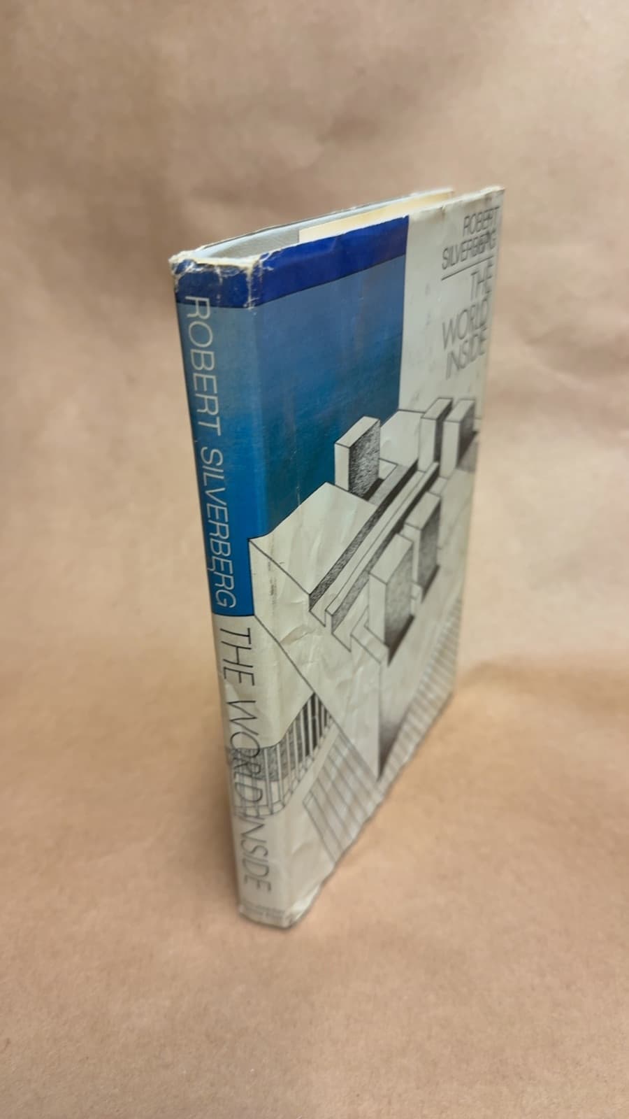 The World Inside by Robert Silverberg - quarter view showing binding condition