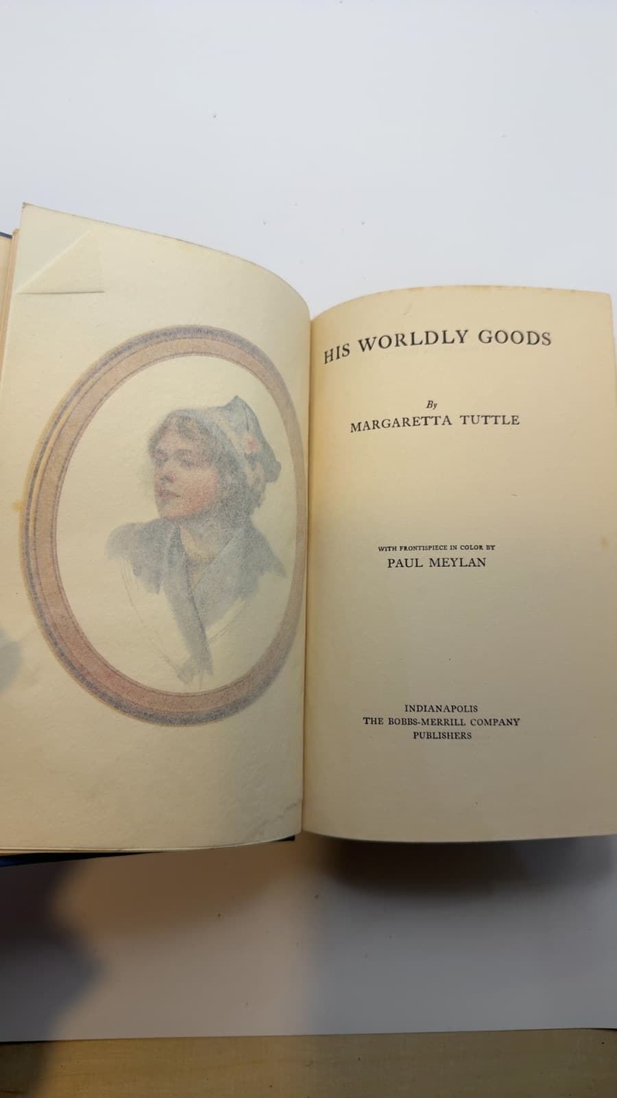 His Worldly Goods by Margaretta Tuttle - title page