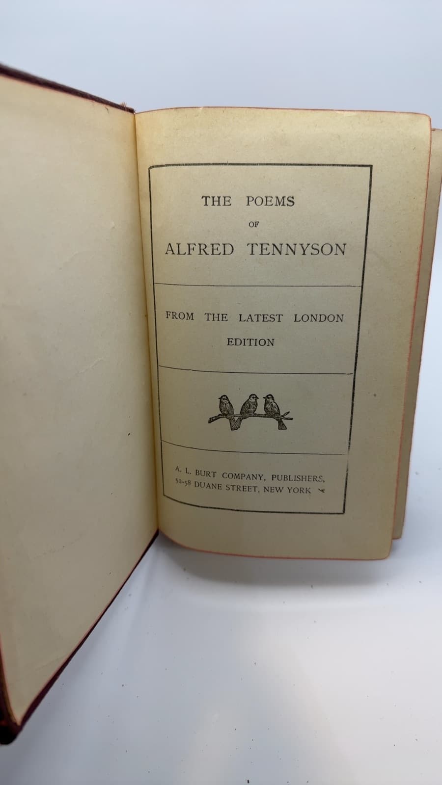 The Poems of Alfred Tennyson by Alfred Tennyson - title page
