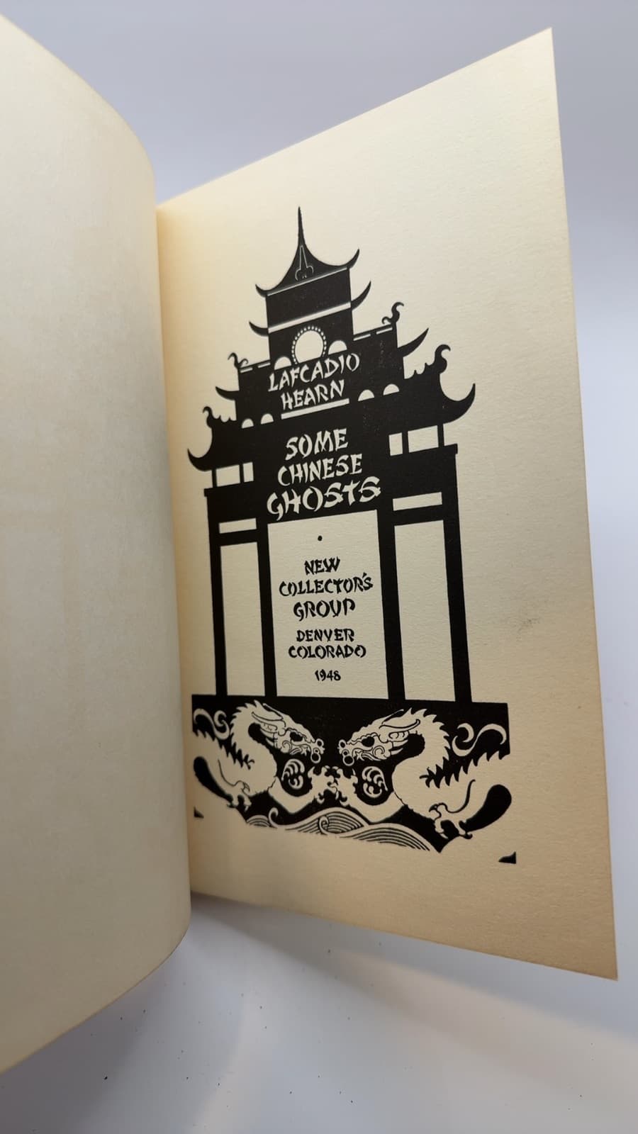 Some Chinese Ghosts by Lafcadio Hearn - title page