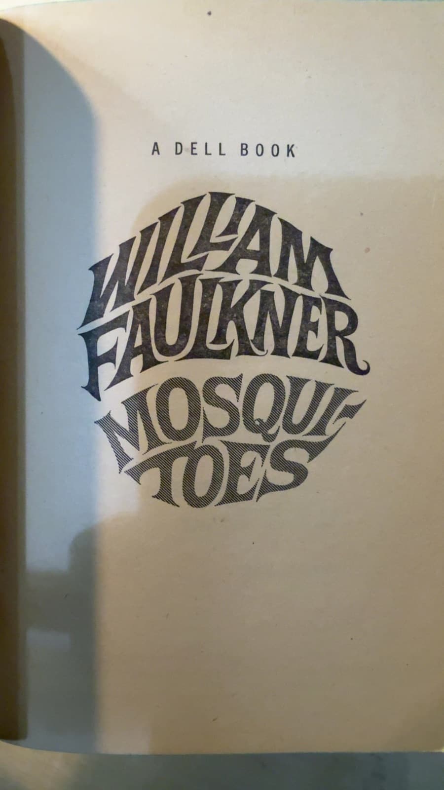 Mosquitoes by William Faulkner - title page