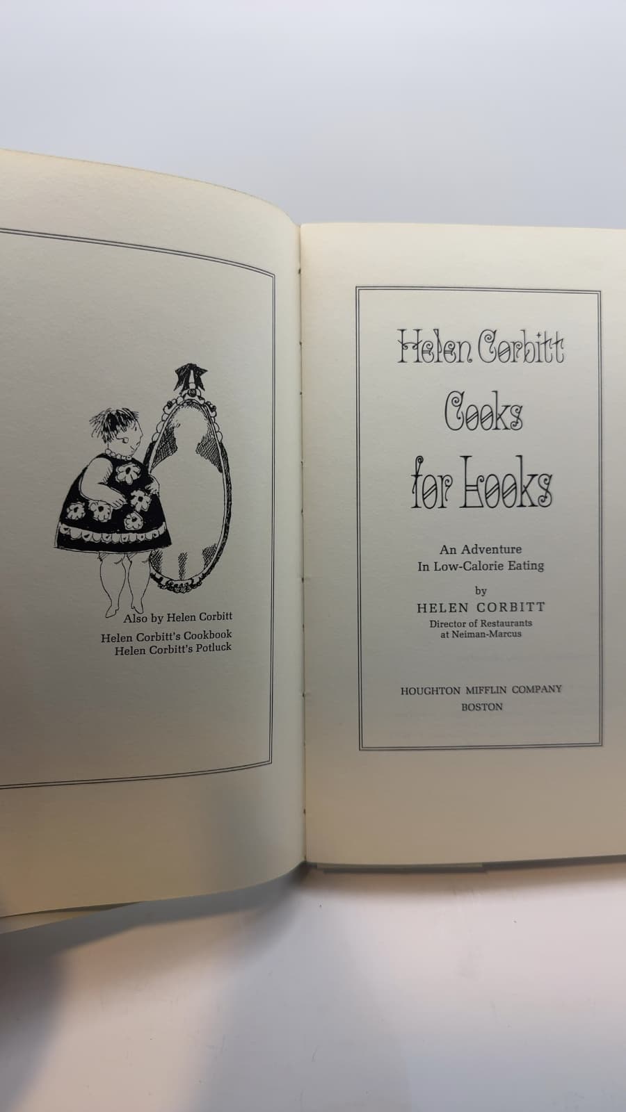 Helen Corbitt Cooks for Looks by Helen Corbitt - title page