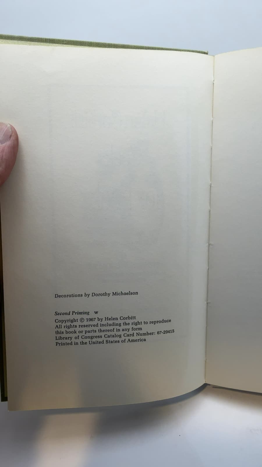 Helen Corbitt Cooks for Looks by Helen Corbitt - copyright page showing 1967 details