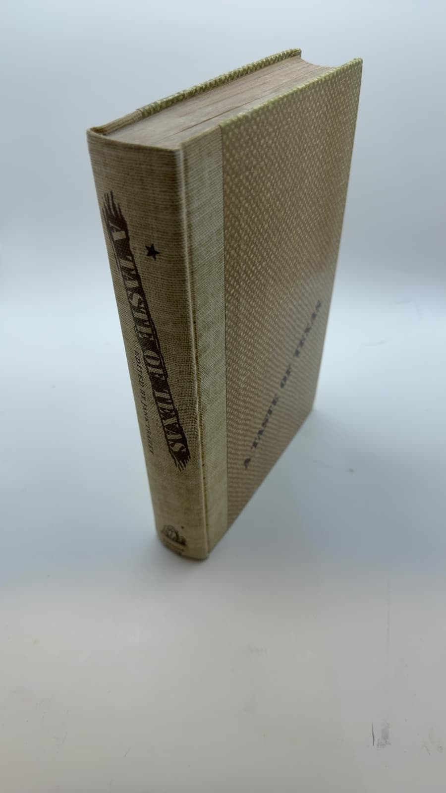 A Taste of Texas by Jane Trahey - quarter view showing binding condition