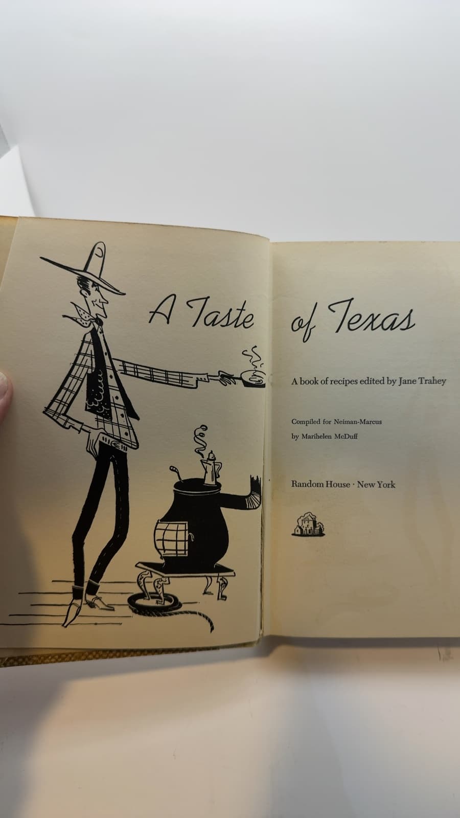 A Taste of Texas by Jane Trahey - title page