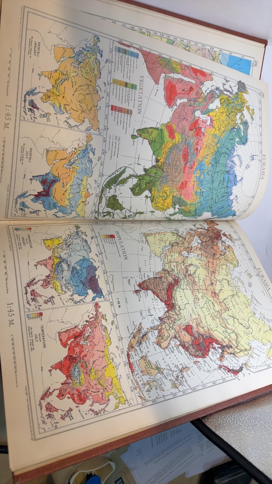 The Advanced Atlas of Modern Geography by John Bartholomew, M.C. - additional view
