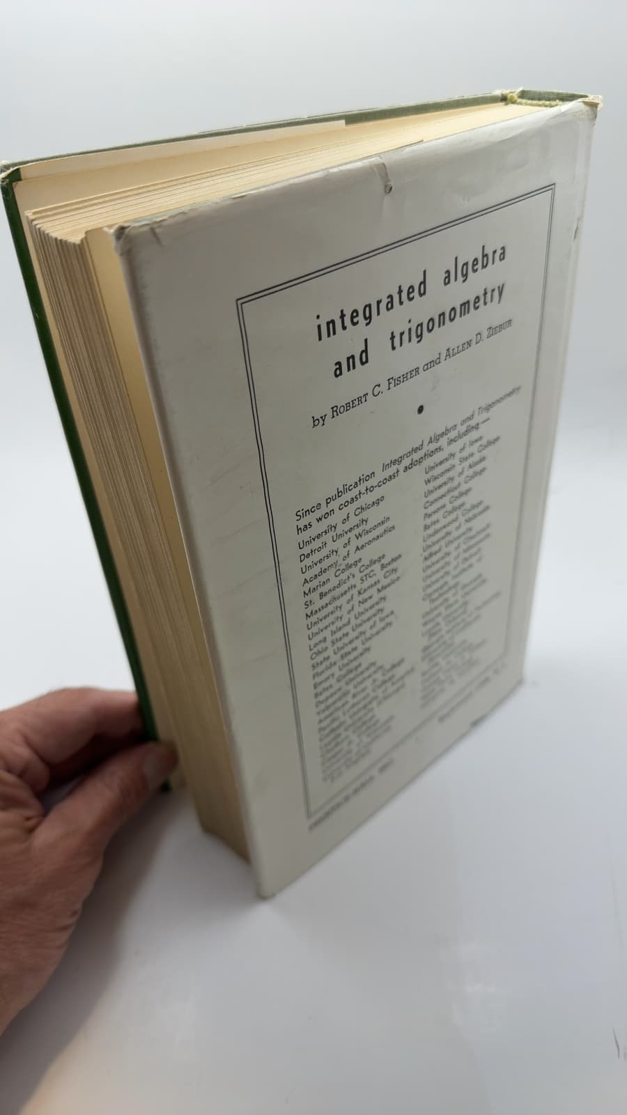 Integrated Algebra and Trigonometry by Robert C. Fisher & Allen D. Ziebur - additional view