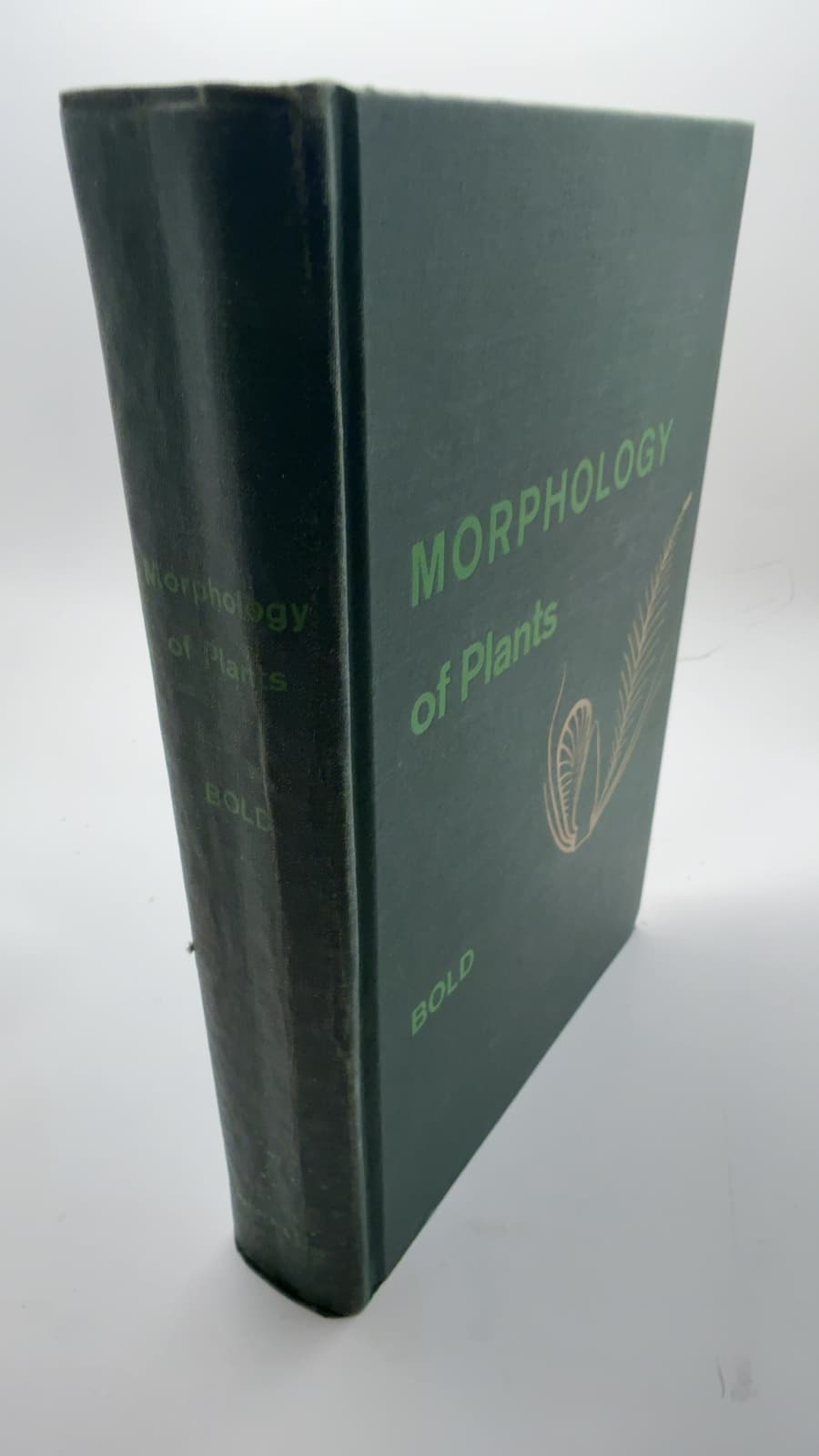 Morphology of Plants by Harold C. Bold - quarter view showing binding condition