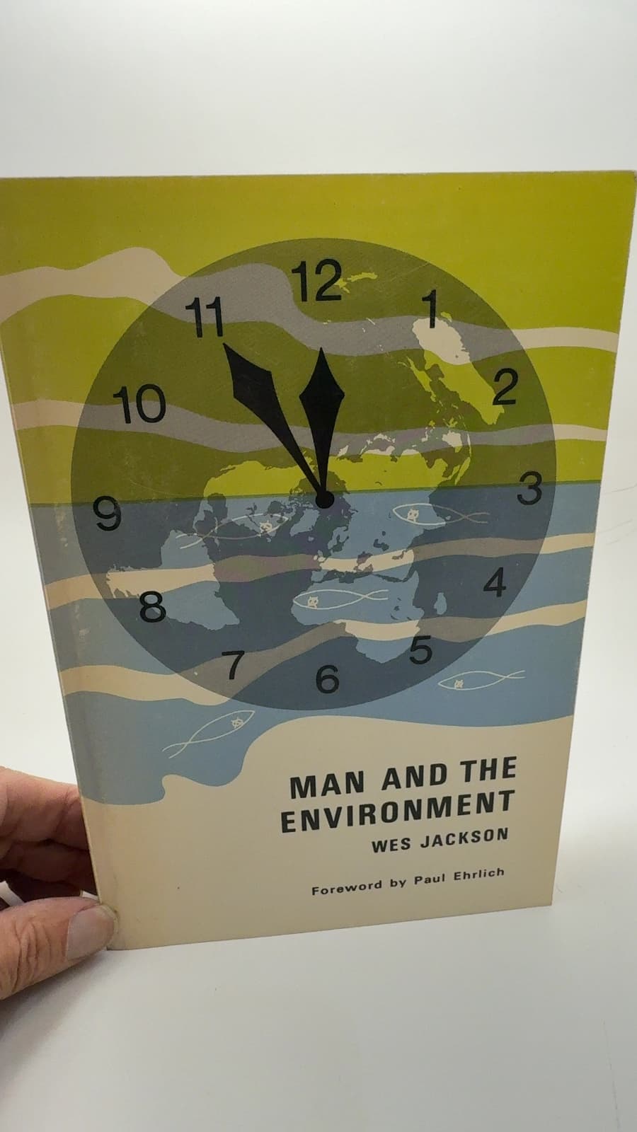 MAN AND THE Environment by Wes Jackson - front cover