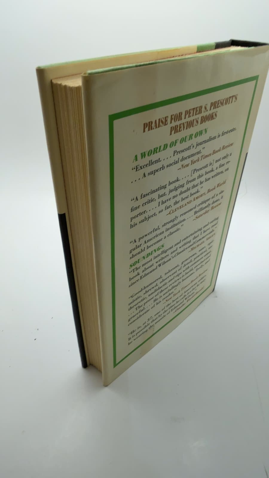 A Darkening Green: Notes from the Silent Generation by Peter S. Prescott - additional view