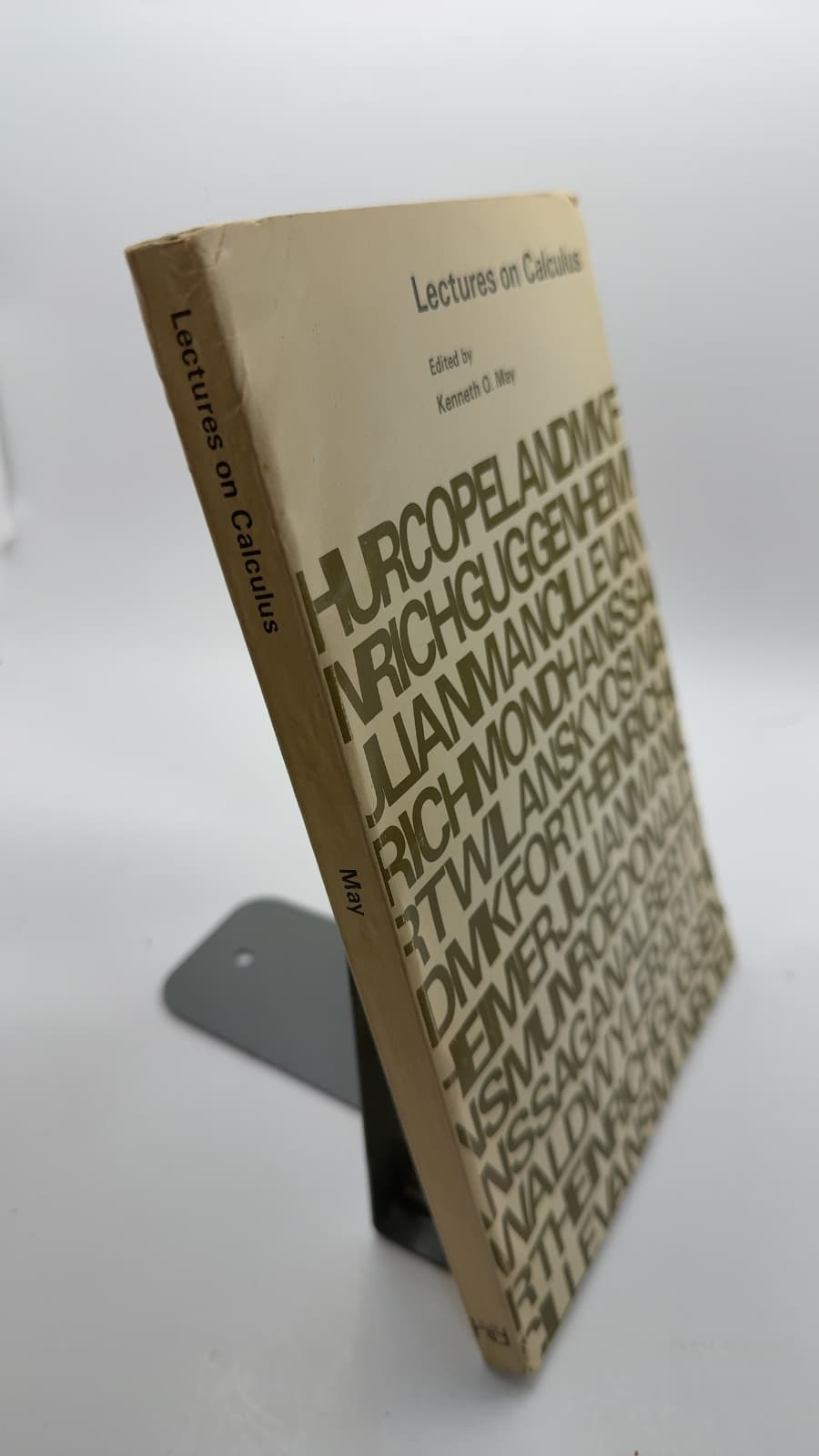 Lectures on Calculus by Edited by Kenneth O. May - quarter view showing binding condition