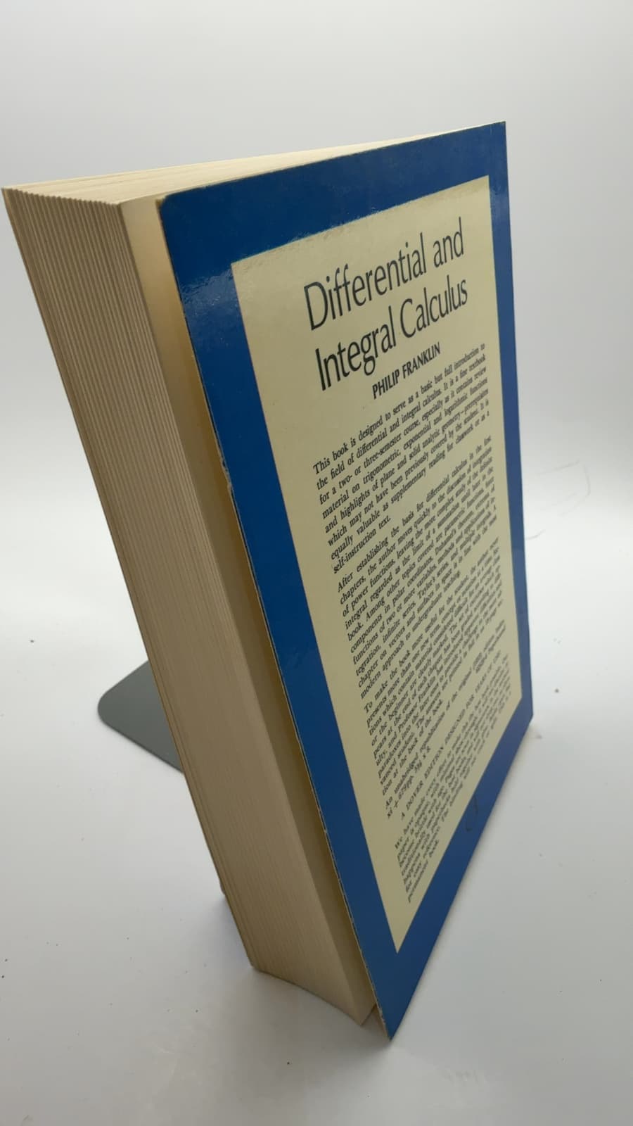 Differential and Integral Calculus by Philip Franklin, Ph.D. - additional view