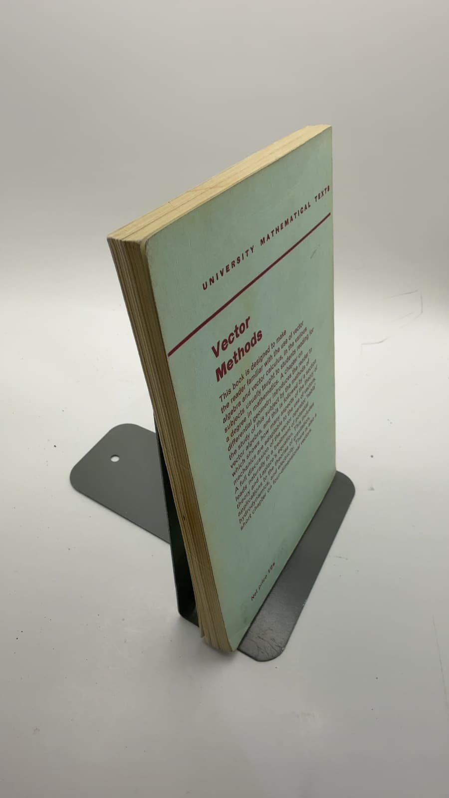 Vector Methods: Applied to Differential Geometry, Mechanics, and Potential Theory by D. E. Rutherford - additional view