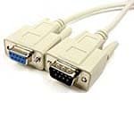 Cables Unlimited PCM-2100-10 DB9 Male to Female Serial Cable (10 feet) by null