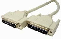 Cables Unlimited PCM-1700-10 DB25 Male to Male RS232 Serial Cable (10 feet) by null