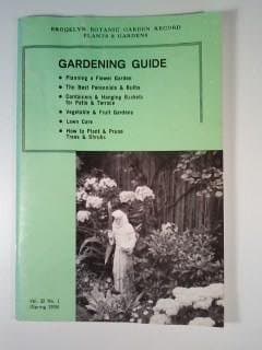 Gardening Guide (Plants and Gardens, Vol 32, No. 1) Frese, Paul by null