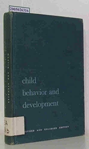 Child behavior and development Martin, William Ellsworth by null