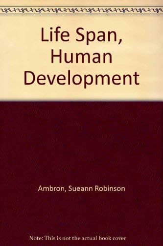 Lifespan human development Ambron, Sueann Robinson by null