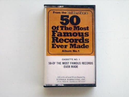 50 of the Most Famous Records Ever Made (Various Artists) Cassette (Pop Music) by null