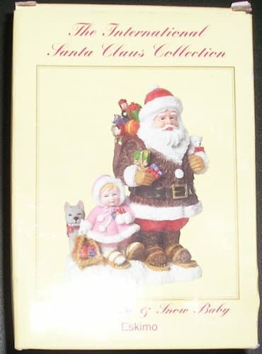 International Santa Claus Eskimo Santa & Snow Baby Sc 59 by null