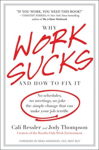 Why Work Sucks and How to Fix It: No Schedules, No Meetings, No Joke--the Simple Change That Can Make Your Job Terrific Ressler, Cali and Thompson, Jody by null
