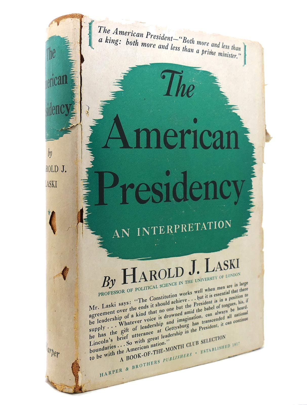 The American presidency, Laski, Harold Joseph by null