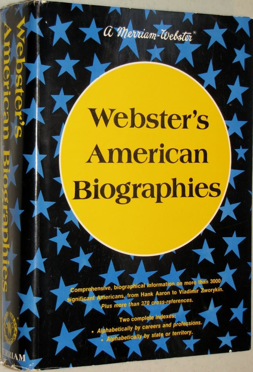 Webster's American biographies Van Doren, Charles Lincoln by null