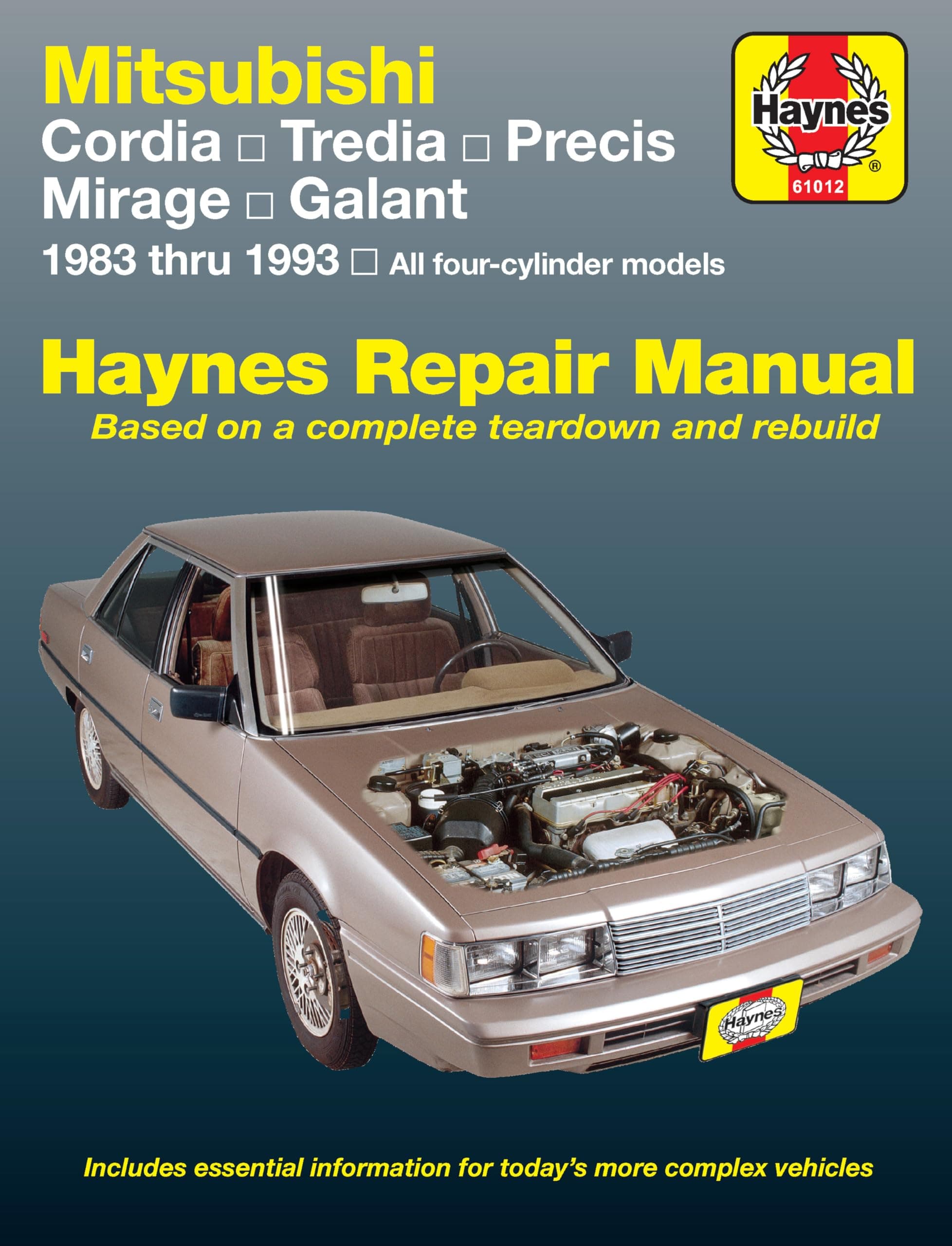 Haynes Manuals N. America, Inc. Mitsubishi Cordia,Tredia,Galant,Precis,Mirage (83-93) Haynes Manual (Paperback) (Haynes Repair Manuals) Haynes by null