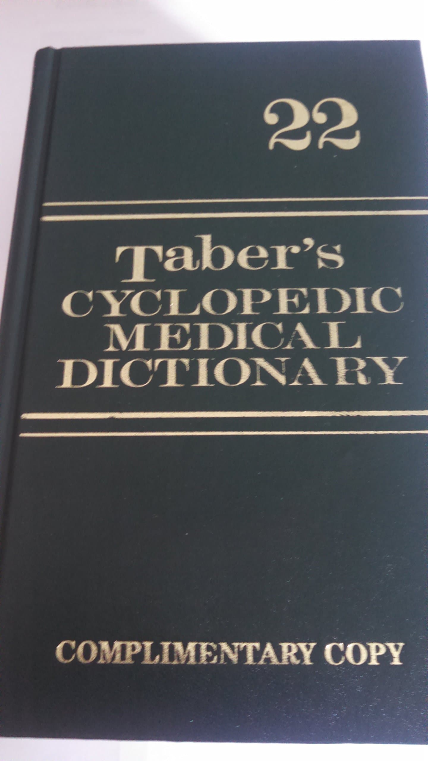 Taber's Cyclopedic Medical Dictionary (Thumb-indexed Version) Venes, Donald by null