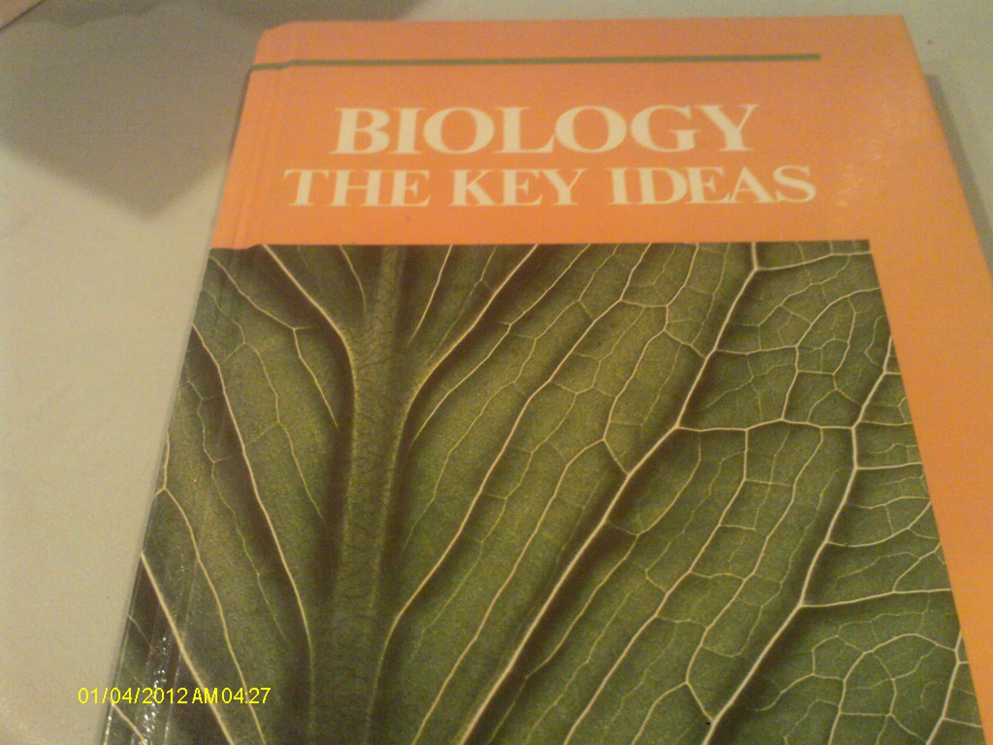 Biology: The Key Ideas Wong, Harry K. by null