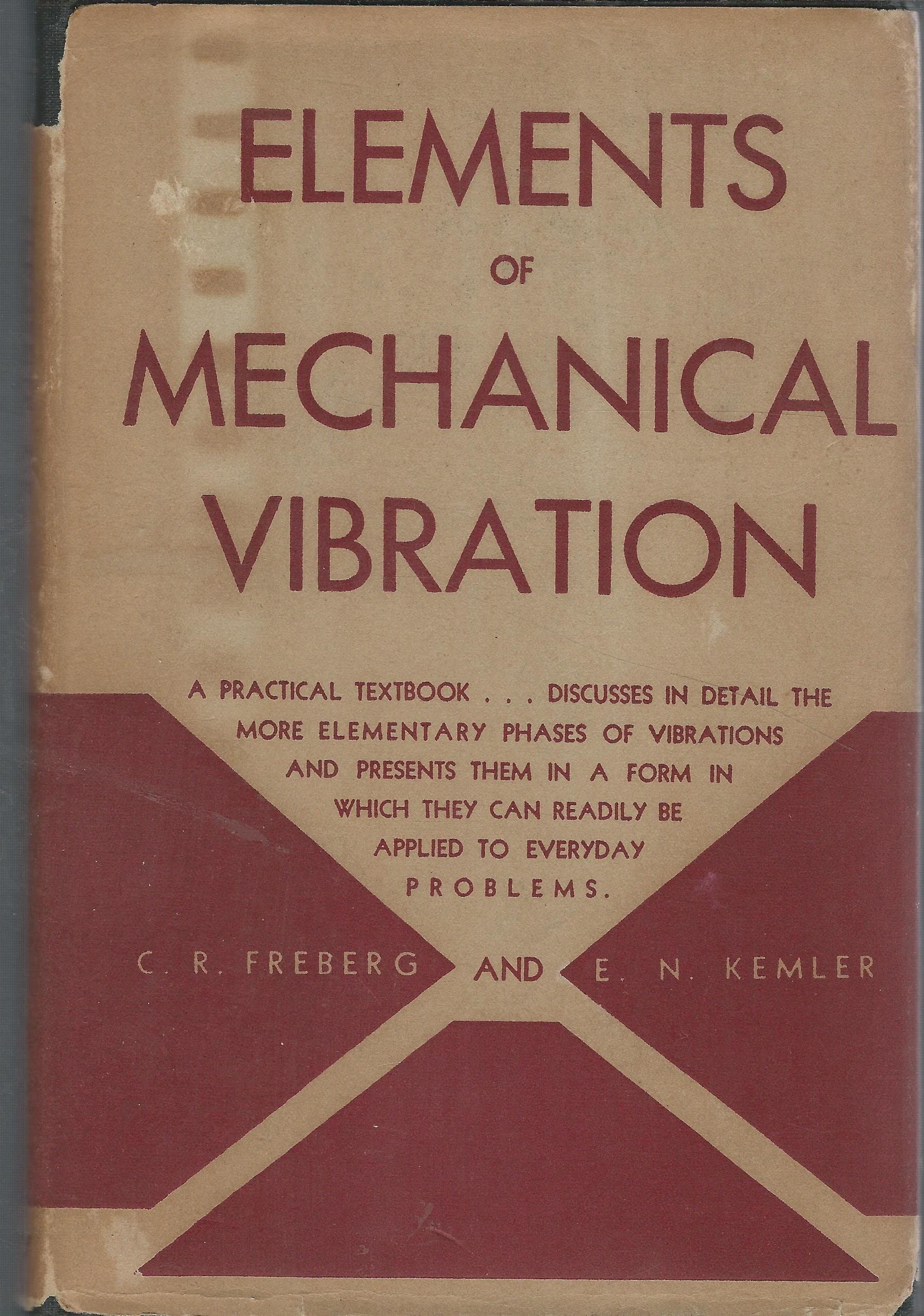 Elements of mechanical vibration, Freberg, Carl Roger by null