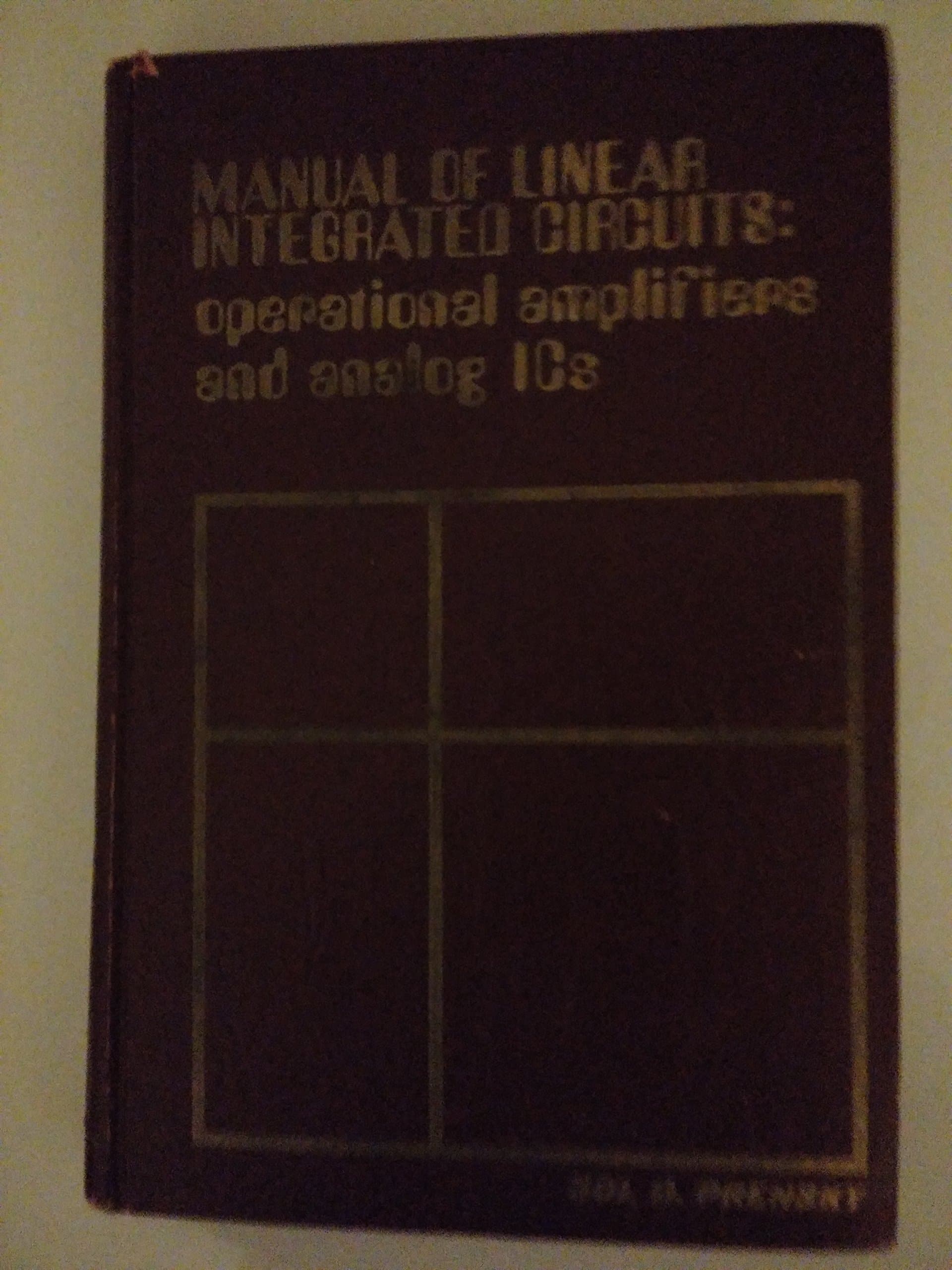 Manual of linear integrated circuits;: Operational amplifiers and analog ICs Prensky, Sol D by null