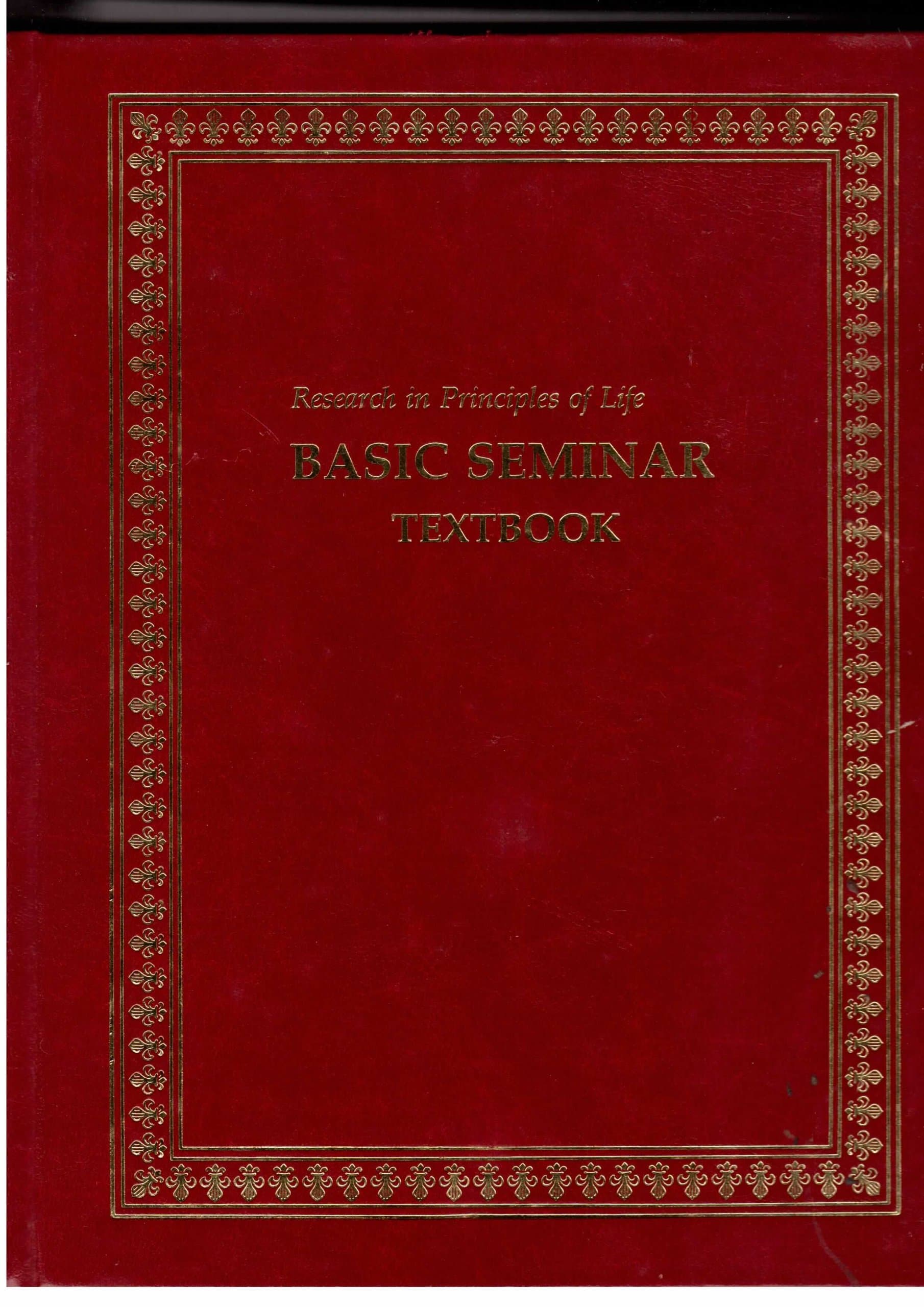 Research in Principles of Life: Basic Seminar Textbook
