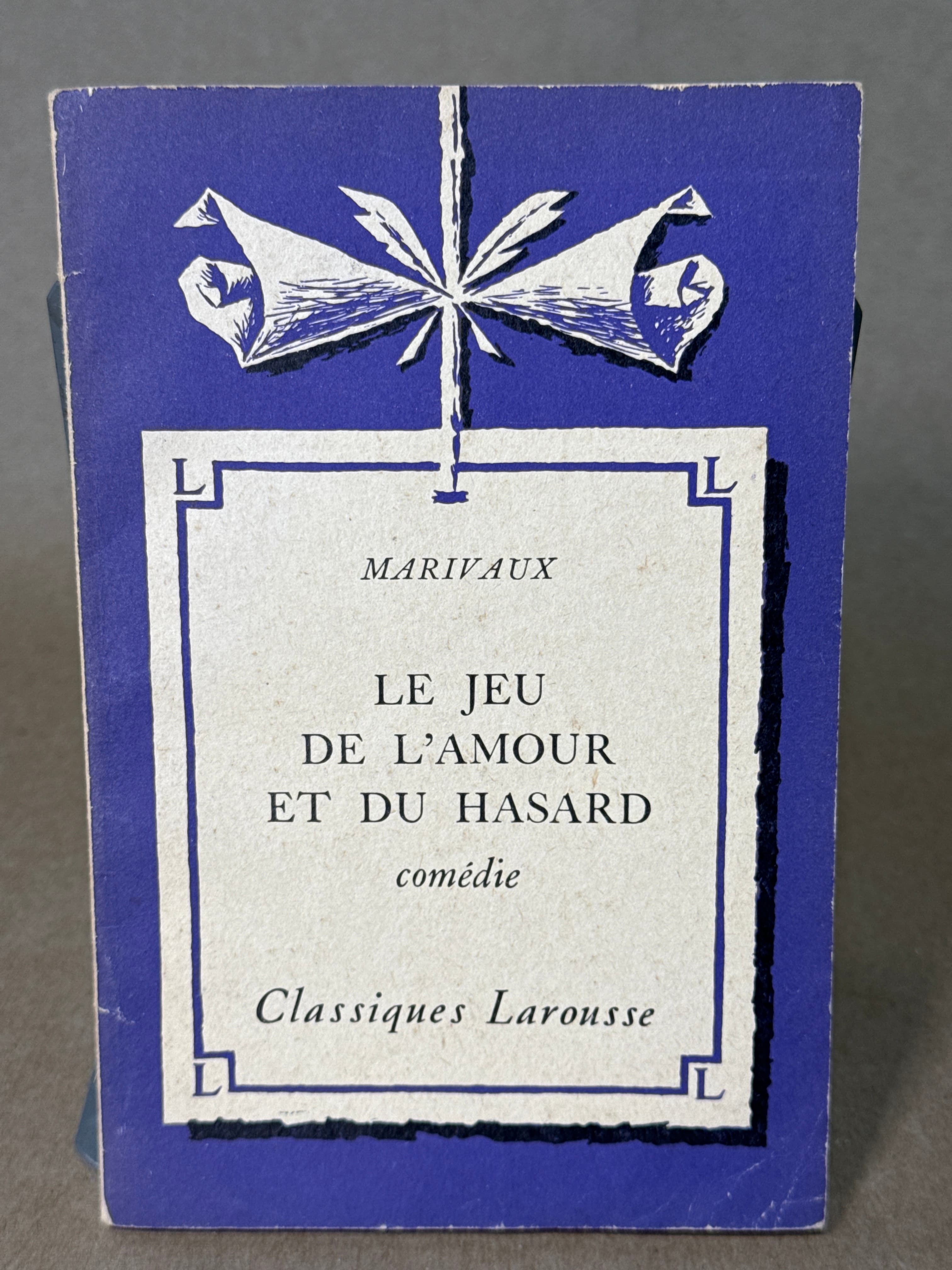 Le Jeu de l'Amour et du Hasard by Marivaux - front cover