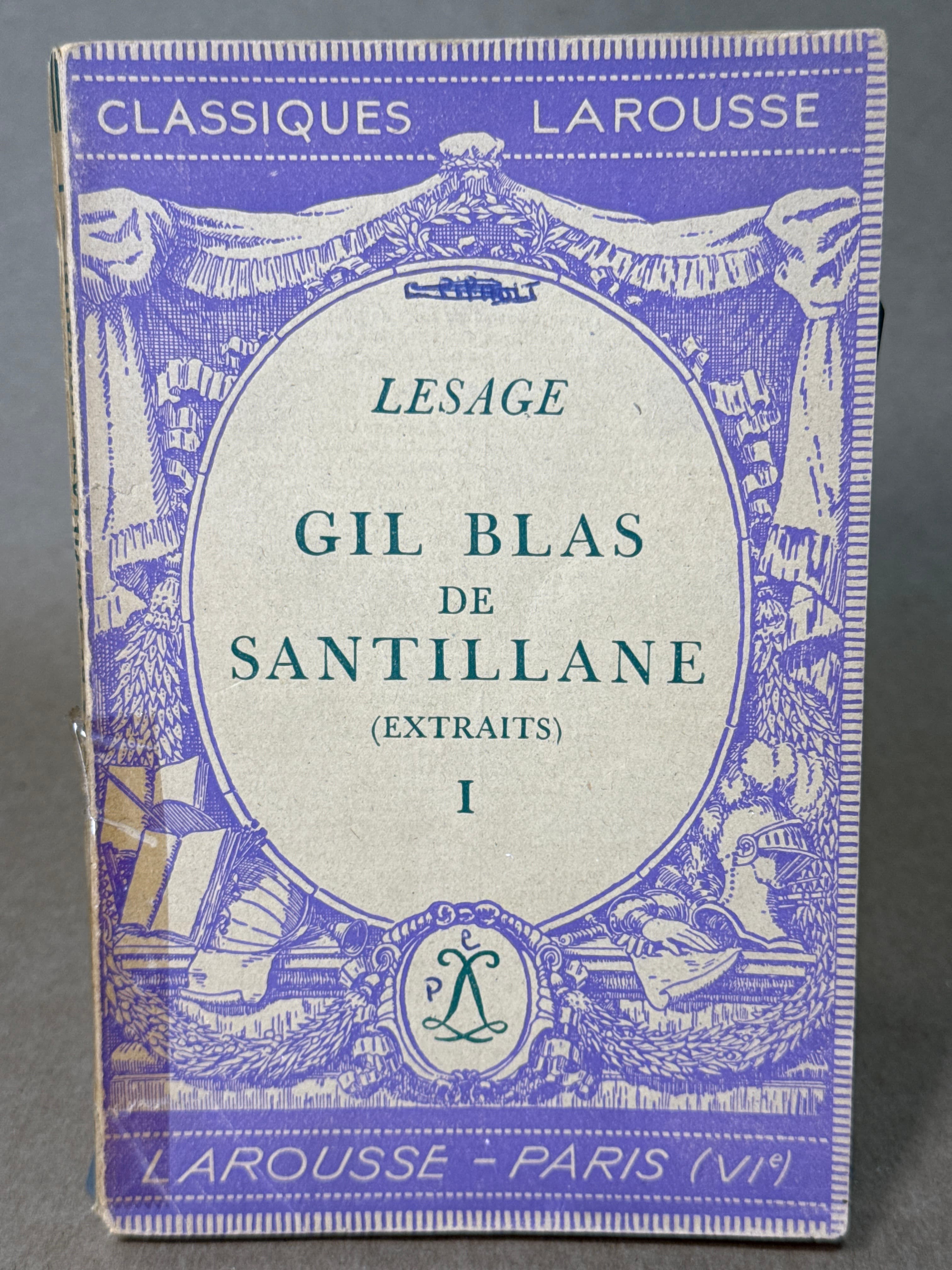 Gil Blas de Santillane (Extraits) I by Lesage - front cover