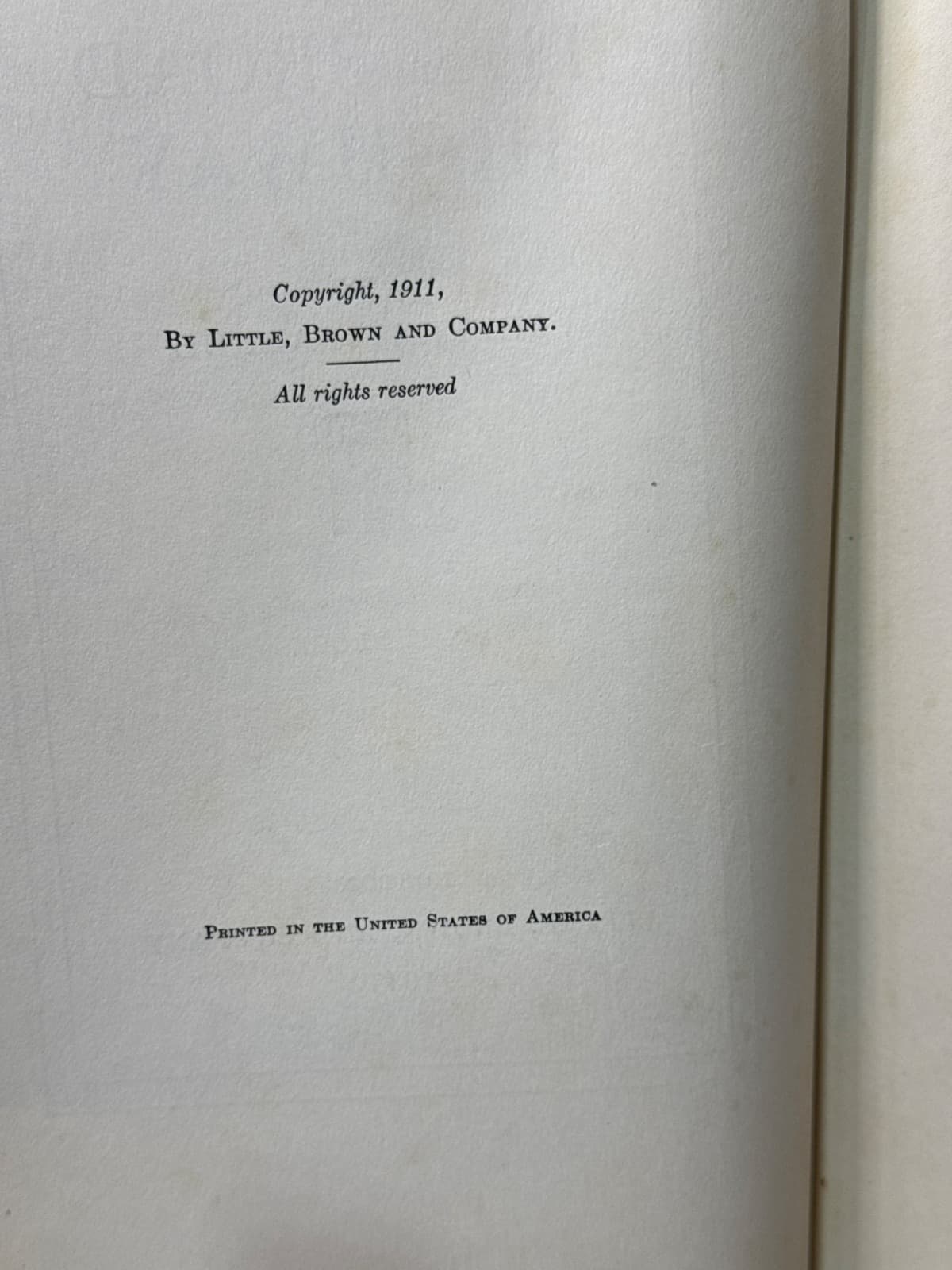 The Broad Highway by Jeffery Farnol - copyright page showing 1933 details