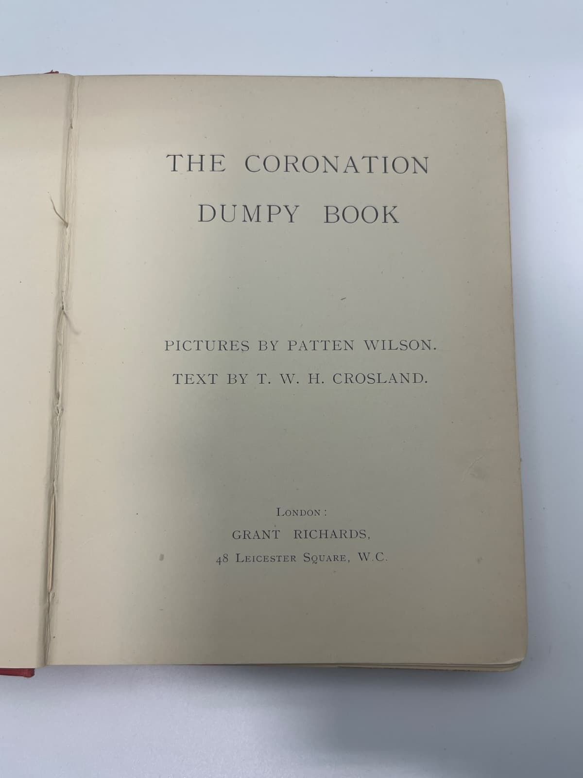 The Coronation Dumpy Book - T. W. H. Crosland - Vintage, Antique Children's Book by T. W. H. Crosland - title page