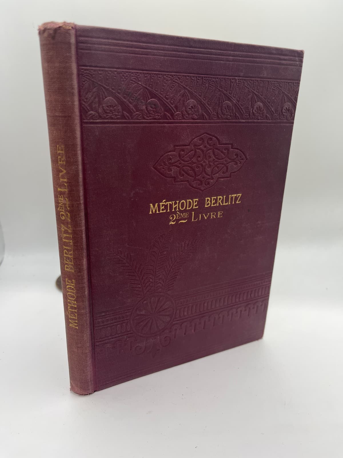 Méthode Berlitz 2ème Livre - quarter view showing binding condition