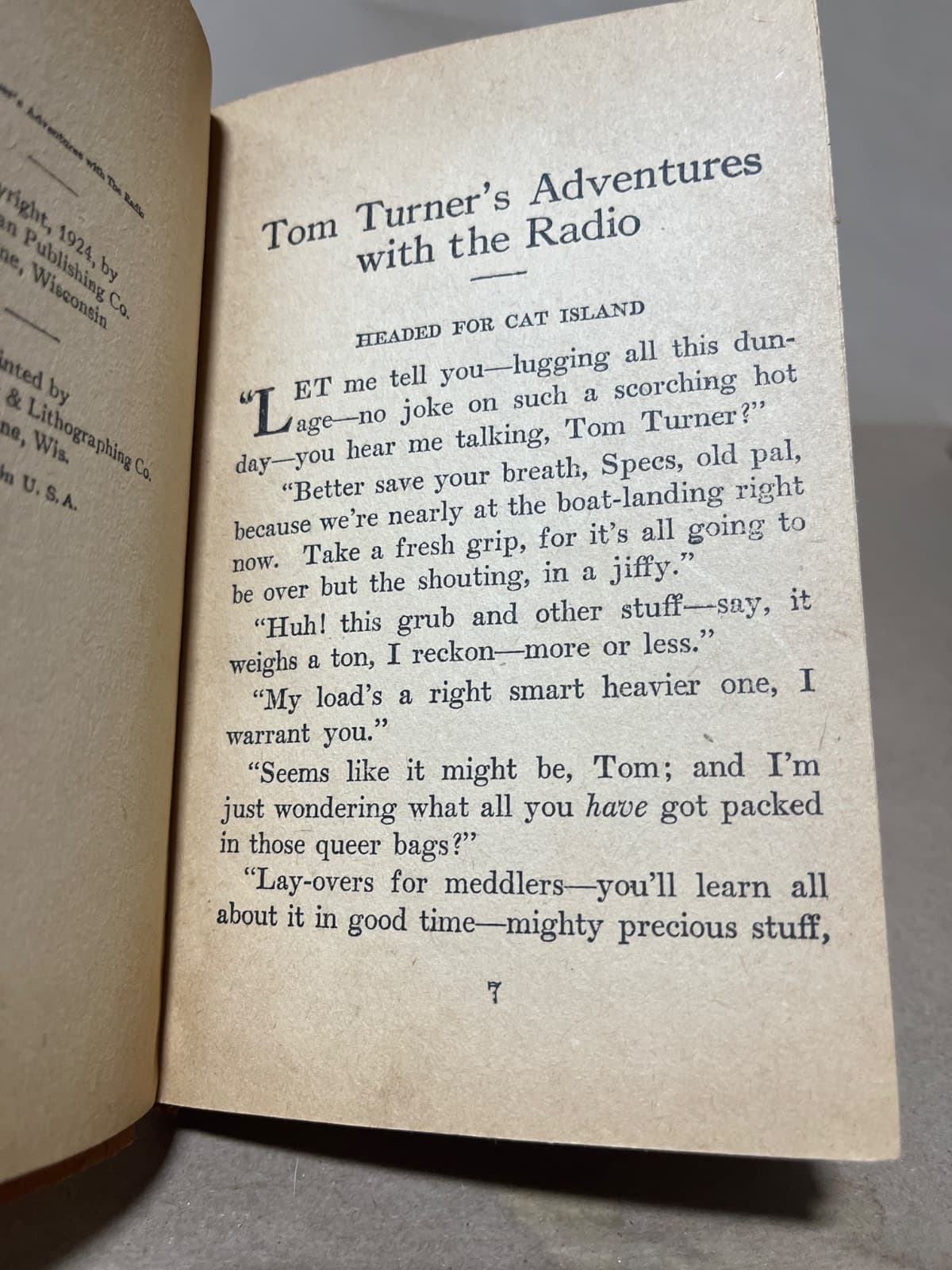 Tom Turner's Adventures with the Radio by St. George Rathborne - additional view