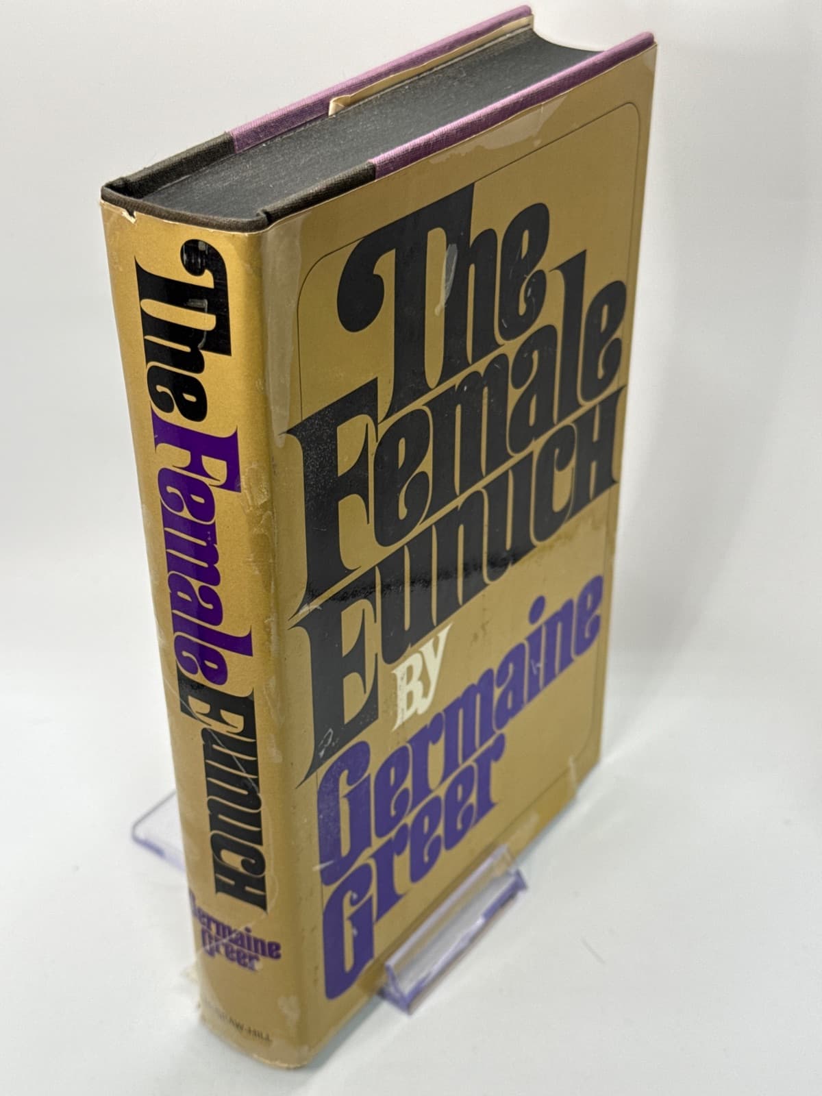The Female Eunuch by Germaine Greer - quarter view showing binding condition