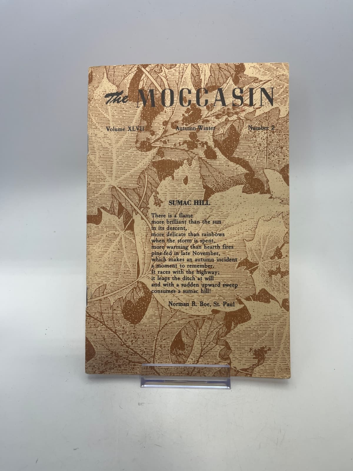 The Moccasin - front cover