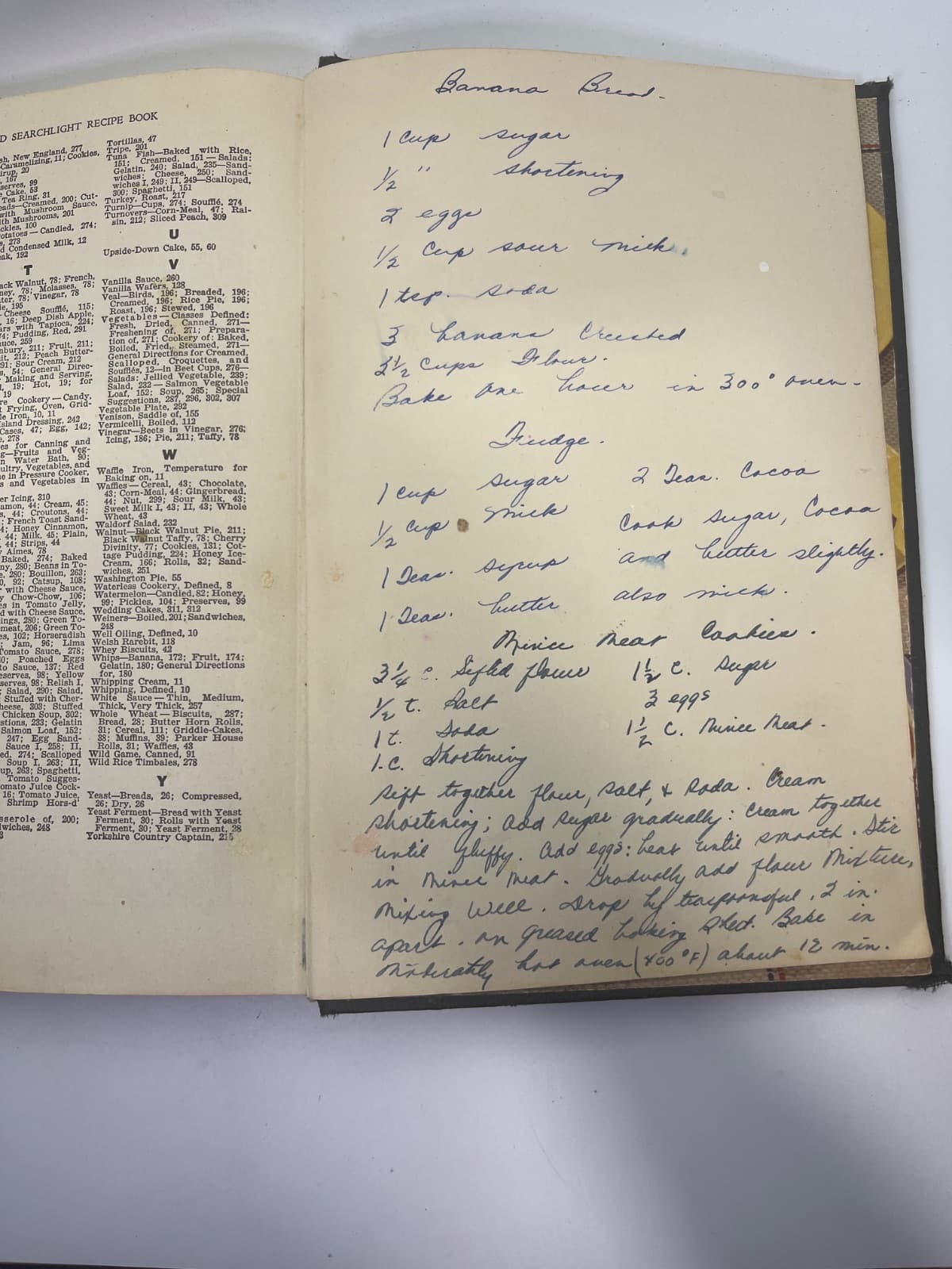 The Household Searchlight Recipe Book - 1945 by Ida Migliario, Zorada Z. Titus, Harriet W. Allard, Irene Nunemaker - additional view