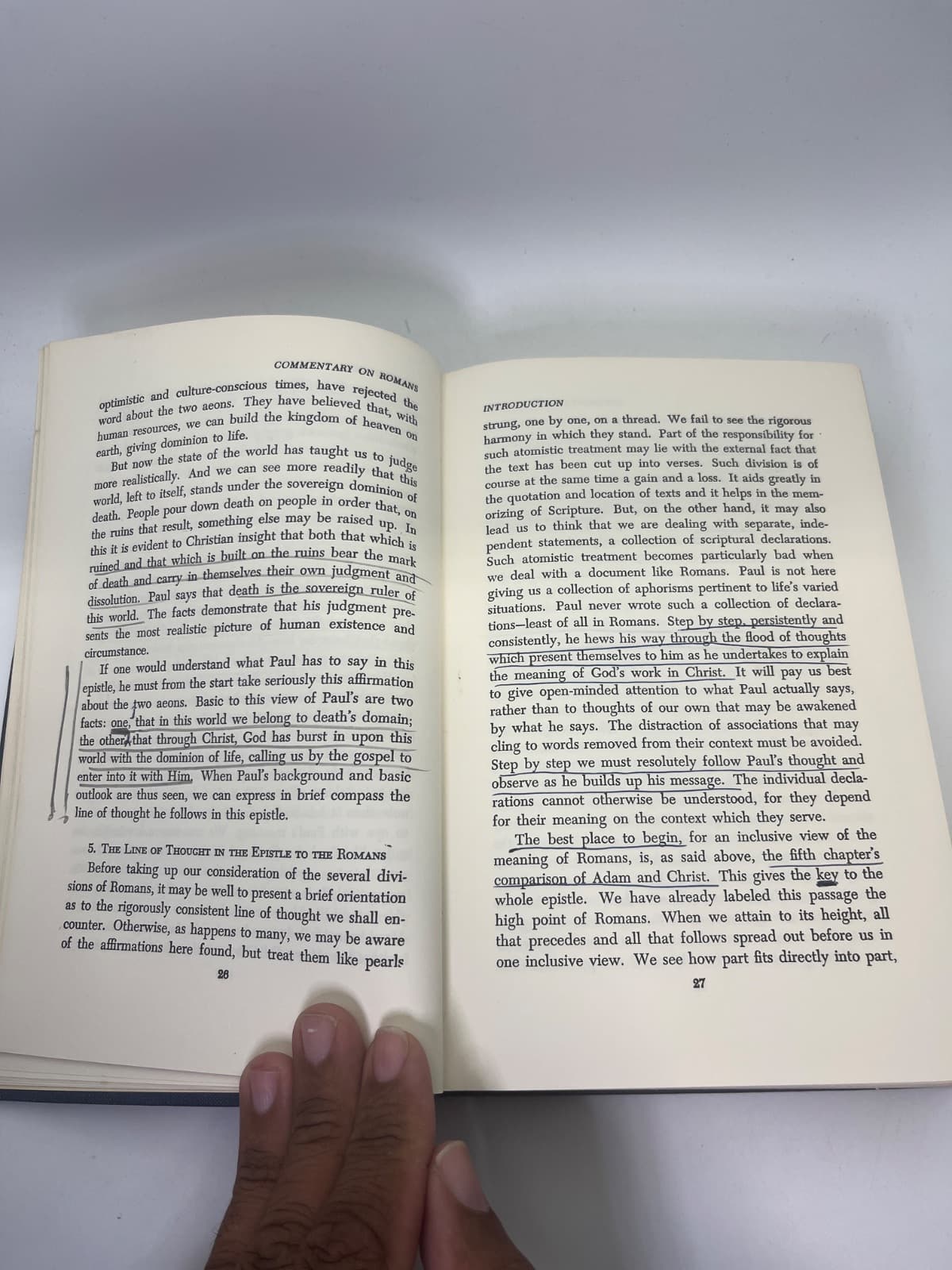 Commentary on Romans by Anders Nygren - additional view