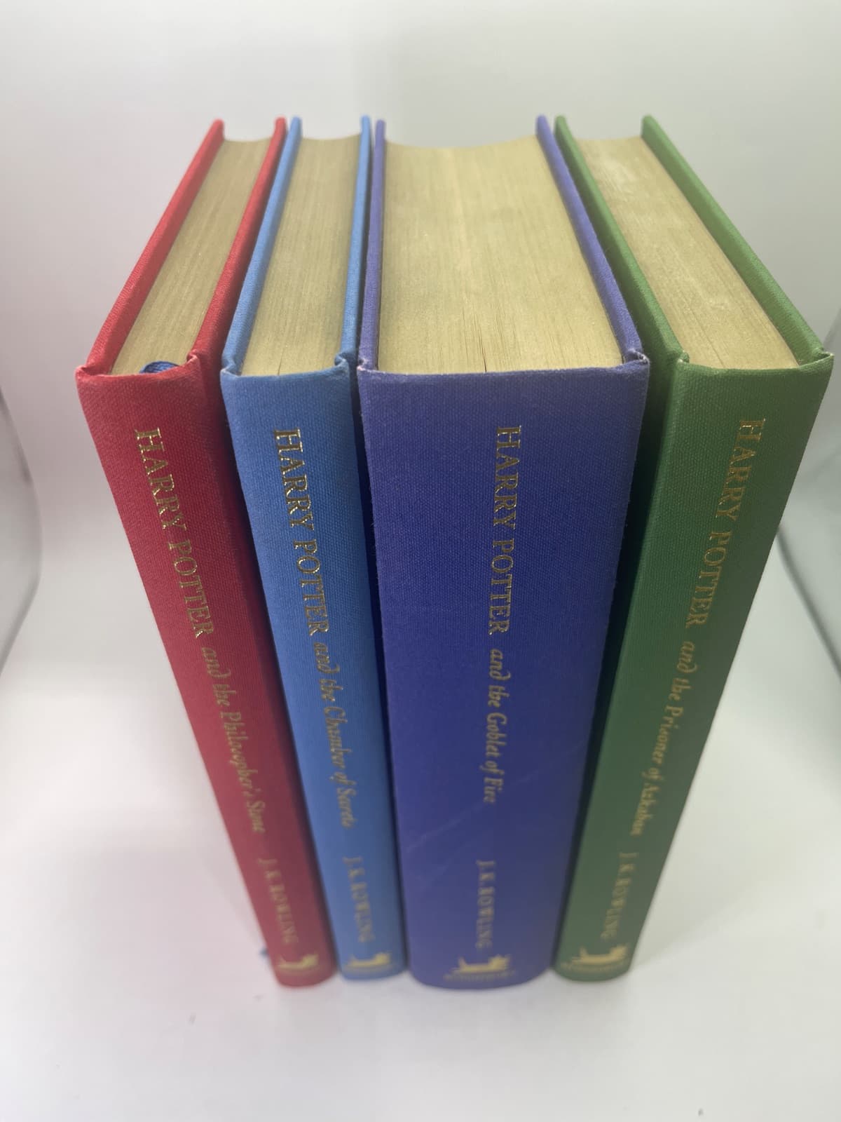 Harry Potter Gift Set Deluxe Signature Edition w Slipcase - Books 1-4 by J.K. Rowling - additional view